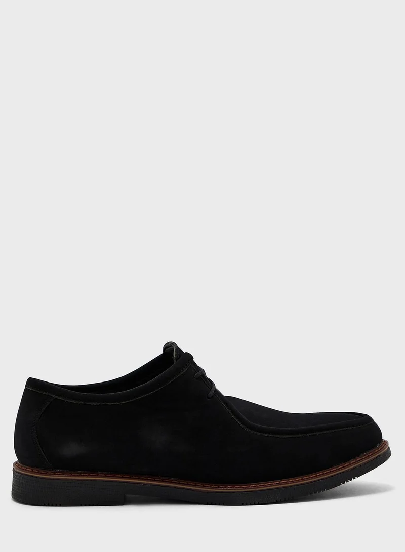 Robert Wood Nubuck Casual Lace Ups