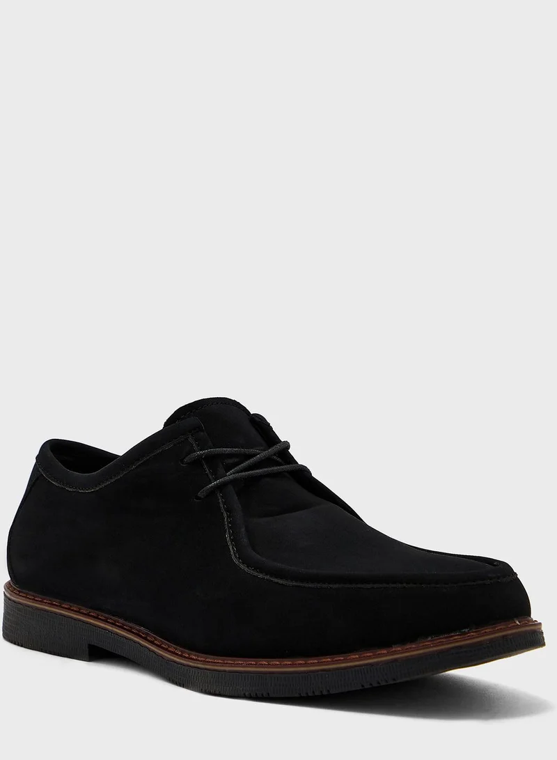 Robert Wood Nubuck Casual Lace Ups