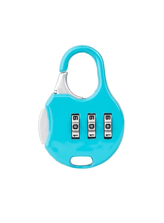 3 Dial Metal Resettable Combination Padlock Suitcase Password Digit Lock 