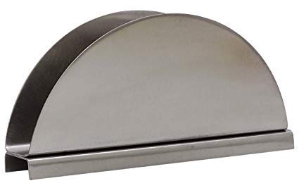 finality Stainless Steel Napkin Holder for Table Durable Tissue Paper Holder Premium Design Paper Napkin Holder for Restaurants Hotels Silver - Image 1