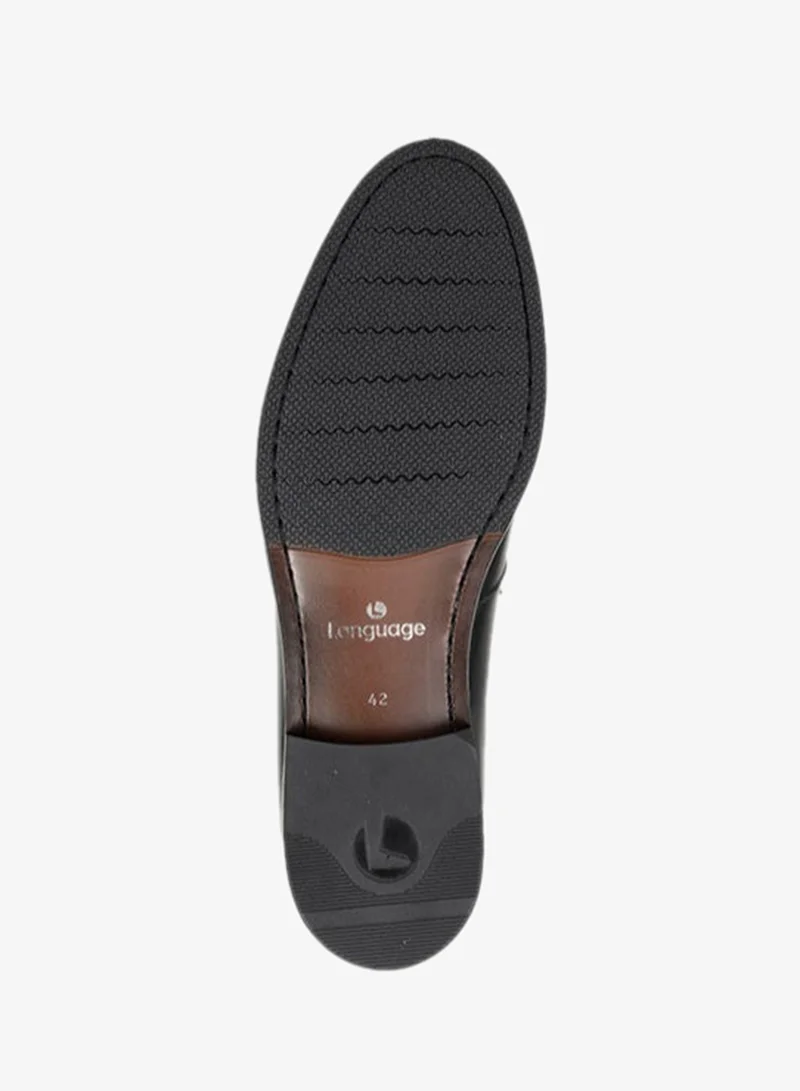 Language Black Men's Troy Loafer Shoes for Men | Best Price UAE