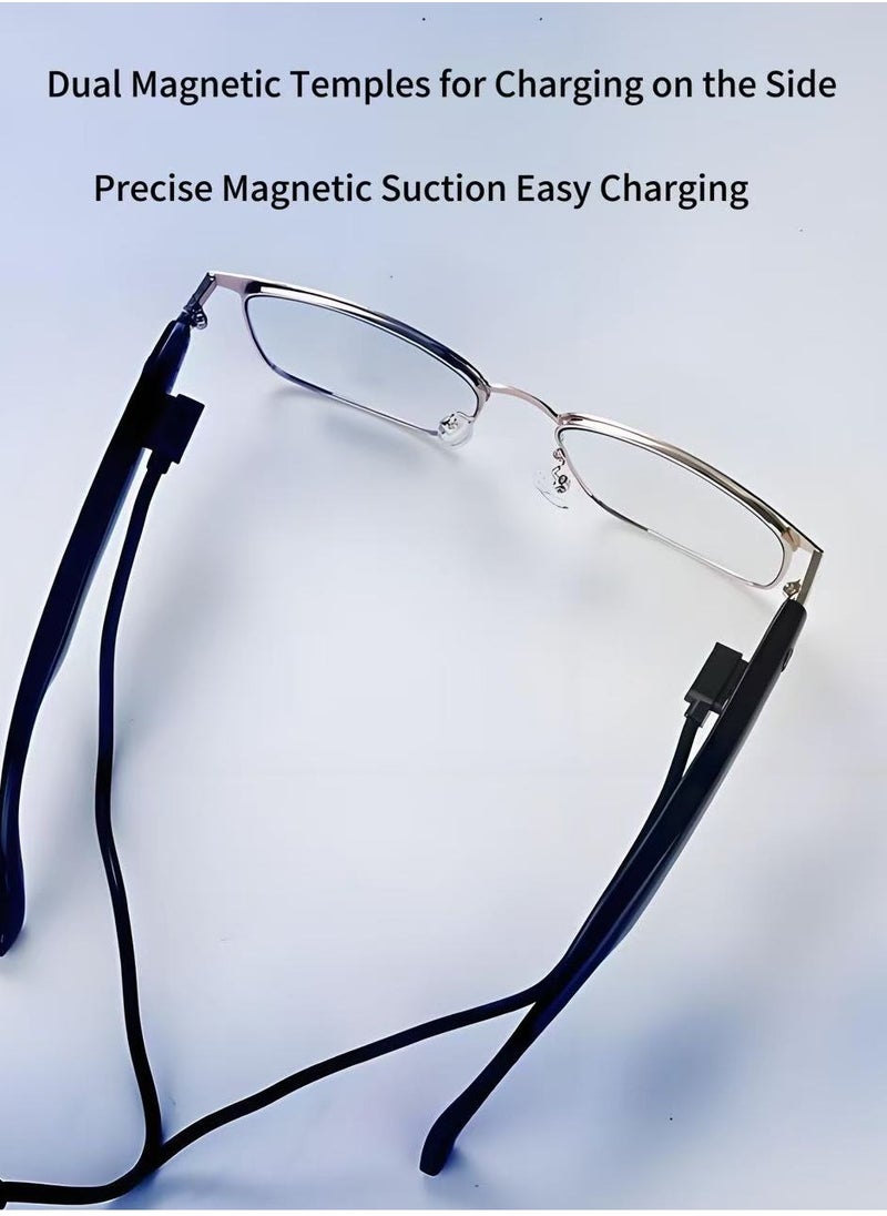HYUNDAI - Smart and Photochromic Glasses, Polarized Sunglasses with Bluetooth Speaker, Athletic, Outdoor, Sports UV Protection and Voice Control, Smart AI translation Glasses and Headphones, Translation in 144 languages, AI Chat, Music, Assistant via Bluetooth 5.4 - Metal Frame with Photochromic Lenses - Image 1