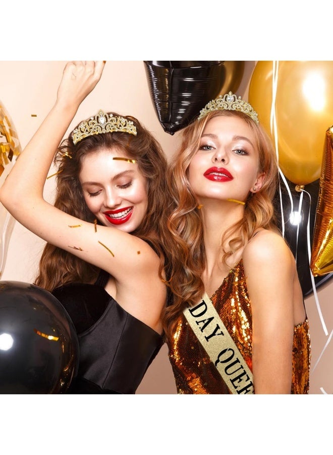 وشاح عيد ميلاد للنساء، وشاح ملكة عيد الميلاد، تاج عيد الميلاد للنساء، تيجان عيد الميلاد للنساء - Image 3