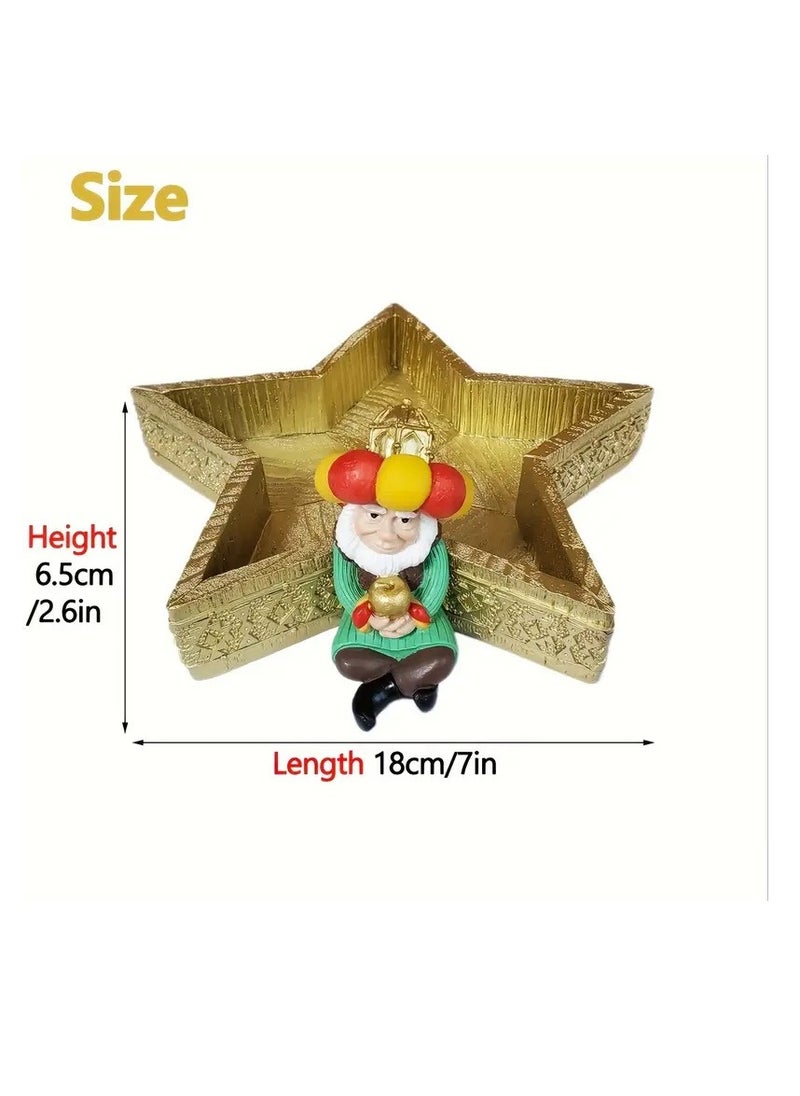 Home Care Eid Celebration Figurine - Multifunctional Resin Storage Box, Traditional Middle Eastern Design, Perfect for Ramadan & Home Decor 18X6.5 cm  - Image 2