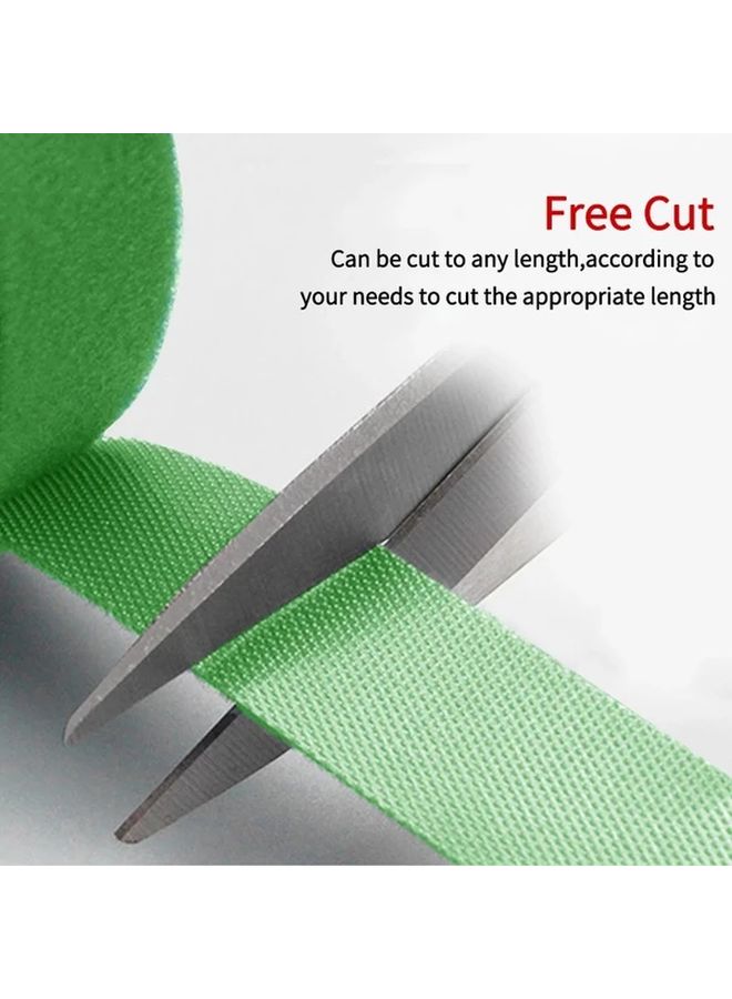 Garden Plant Ties 39.3 Inches Roll Flexible Green Support Straps for Securing Branches Ideal for Garden Plant Care and Organization - Image 2