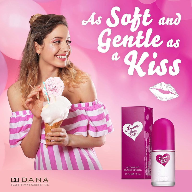 Dana رذاذ كولونيا لوفز بيبي سوفت العطر الأصلي - Image 3