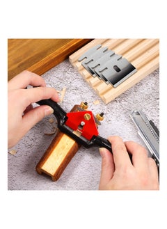 Y&D Adjustable Woodworking Spokeshave Set, SYOSI 1 Piece with Flat Base and 4 Pieces Metal Blade, Wood Working Hand Tool Nice for Craft, Carver (9 Inch)  - Image 5