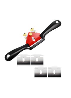 Y&D Adjustable Woodworking Spokeshave Set, SYOSI 1 Piece with Flat Base and 4 Pieces Metal Blade, Wood Working Hand Tool Nice for Craft, Carver (9 Inch)  - Image 1
