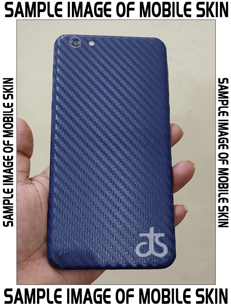 AtOdds Mobile Skin Sticker Wrap | Compatible for Samsung S24 Ultra (5g) | Scratchproof Matte Finish | Full Coverage for All Sides & Camera Protection (Design - Blue CF) - Image 2
