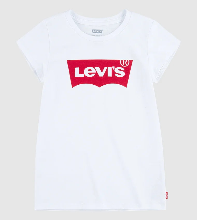 ليفايز Women's Brand Logo Crew Neck T-Shirt