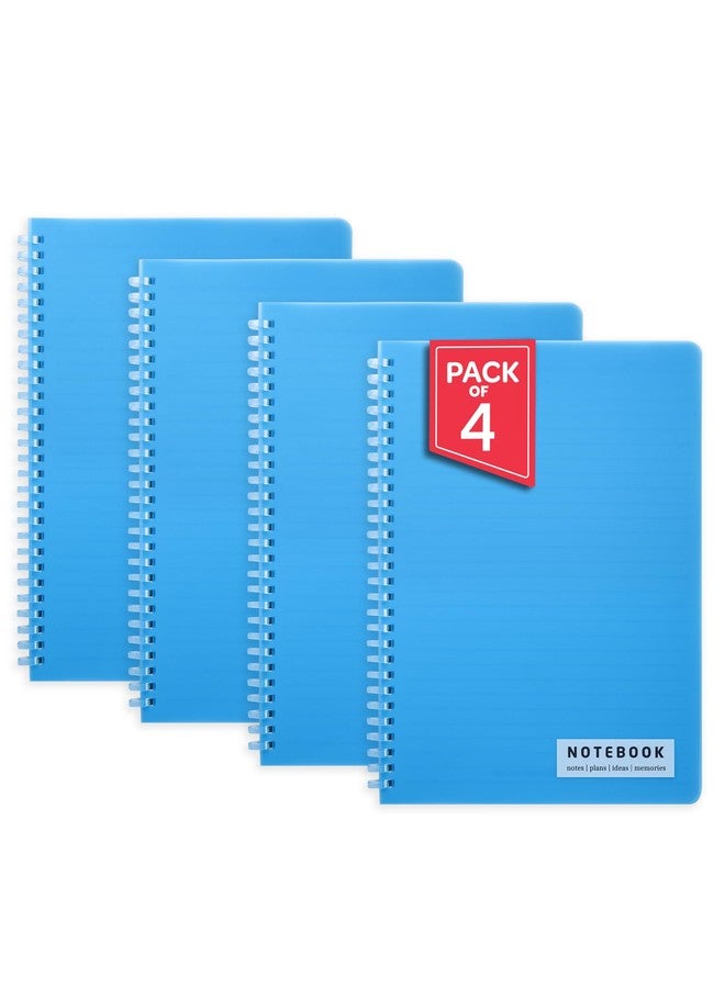 DOODLE B5 Soft Ring Spiral Notebook (Pack of 4) | 160 Pages, 80 GSM Paper | College & Office Notebook for Writing, Journaling, Planning & Notes - Image 1