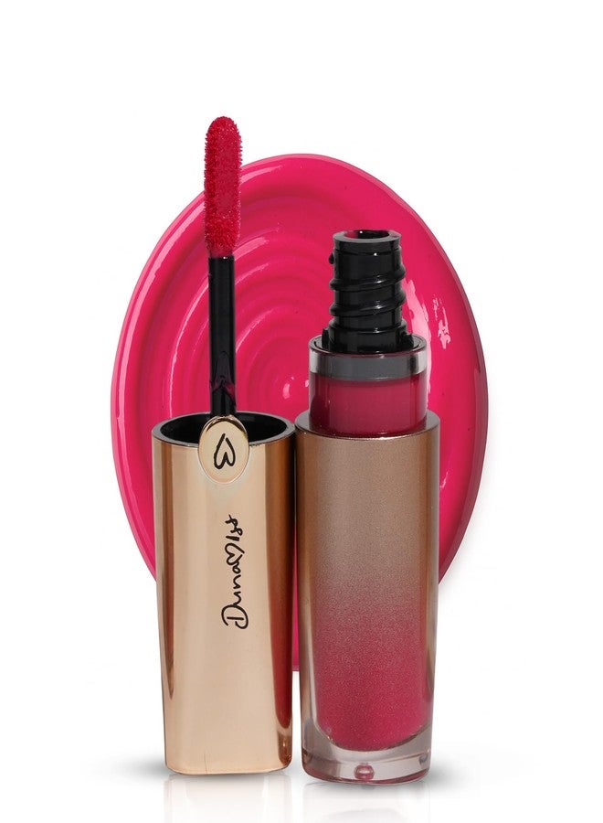 Dunamiss Pink Tinted Lip Oil for Women | Vegan Hydrating Pink Lip Gloss with Peptides | Non-Sticky, Long-Lasting Liquid Lipstick Gloss | Cruelty-Free Glossy Lip Care | 3.8 ml-Rosita PinkParadise - Image 1
