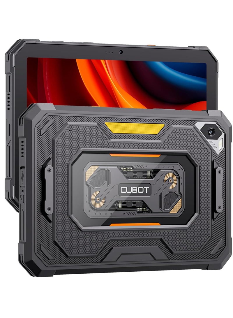 Cubot Tab Kingkong Mini Rugged Tablet 8.68 inch HD+ Android 15 Tablet 6GB RAM +128GB ROM IP68/IP69K Waterproof Tablet With 48MP+16MP Camera Dual SIM 4G Tablet -Black - Image 1