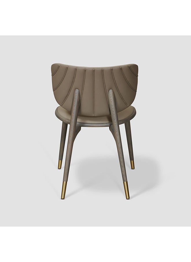 AL HUZAIFA FURNITURE - Twister Dining Chair Upholstered Ash Solid Wood - Image 1