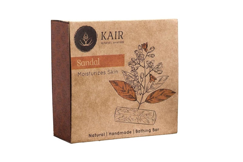 Kairali Sandal Soap for Daily Skin Care 100 grams Pack of 2 - Image 2