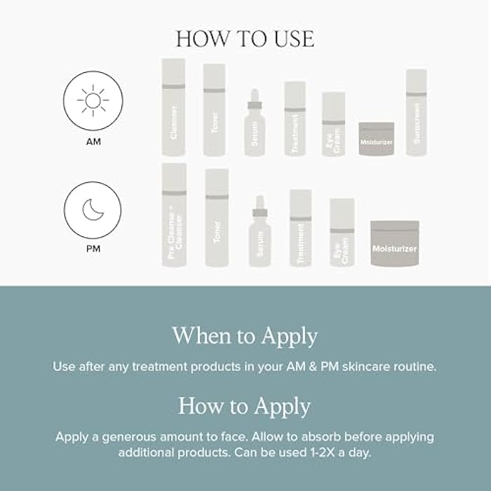 DRMTLGY Peptide Night Cream Face Moisturizer. Fragrance Free and Oil Free Hydrating Facial Moisturizer for All Skin Types. 2.1 oz - Image 5