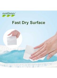 nateen Nateen Premium Baby Diapers, Overnight Use Disposable Diapers for Sensitive Skin, Ultra Thin Diapers with Comfortable Fit. Size 3 (Medium), 36, Count.  - Image 3