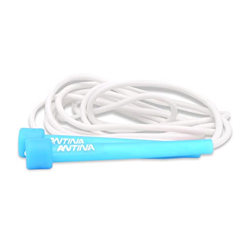 Antina X-Force-Blue-White Jump Rope Workout-Professional Skipping Rope Silicone Comfortable Grips, Heavy Jump Ropes Adults Fitness Women Men, Cardio Boxing Endurance Training Exercise - Image 2