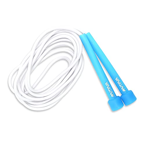Antina X-Force-Blue-White Jump Rope Workout-Professional Skipping Rope Silicone Comfortable Grips, Heavy Jump Ropes Adults Fitness Women Men, Cardio Boxing Endurance Training Exercise - Image 1