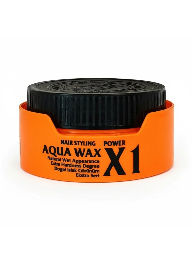 Blue Drop X1 Aqua Hair Wax - Yellow (150ml)