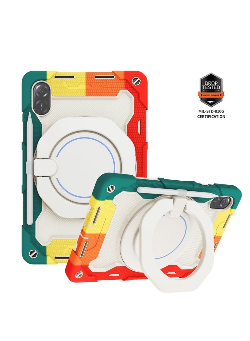 VKL Kids case Compatible with Honro Pad X8a 11.5 Inch,Heavy Duty Shockproof Cover with Screen Protector & Rotating Stand & Pencil Holder For Honor Pad X8A (multiple colors) - Image 1