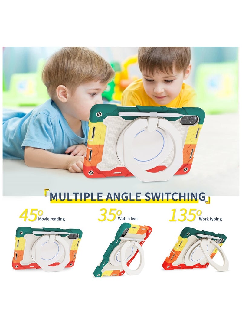 VKL Kids case Compatible with Honro Pad X8a 11.5 Inch,Heavy Duty Shockproof Cover with Screen Protector & Rotating Stand & Pencil Holder For Honor Pad X8A (multiple colors) - Image 5