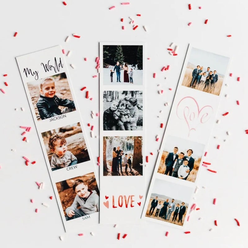 Brandian Brandian 24 Customised Photo Booth Strips Prints Create and Share Special Moments Gift Multicolour 8 X 3 Inches Pack of 6 Photo Strips 