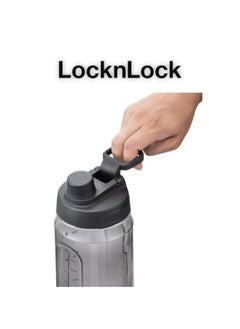LOCK & LOCK LocknLock Active 1.5L Black Water Bottle - Durable, Easy Grip, Leak-Proof with Hidden Finger Loop  - Image 3