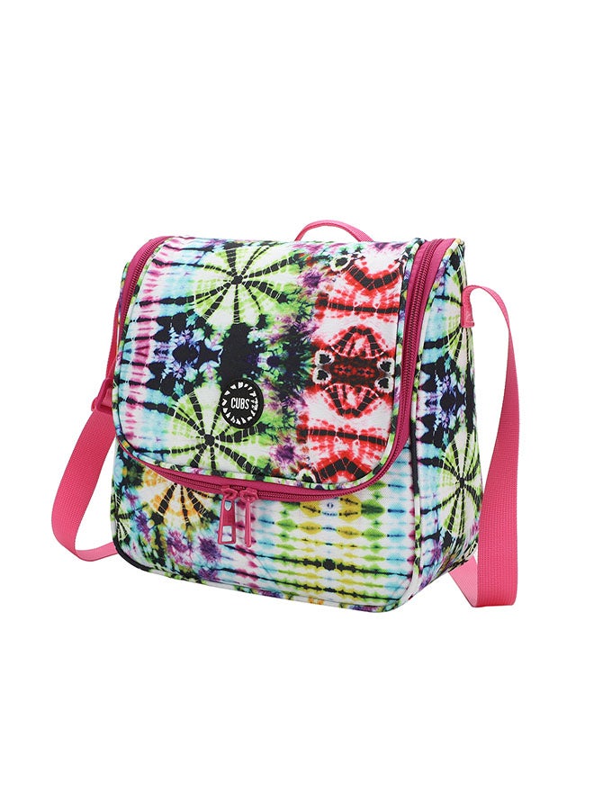 CUBS Tie Dyed Waterproof lunch bag with adjustable shoulder strap carrying your favorite meals to school, work or while traveling - Image 2