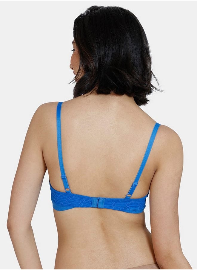 zivame Zivame Solid Wired Padded T-shirt Bra with Adjustable Straps  - Image 3