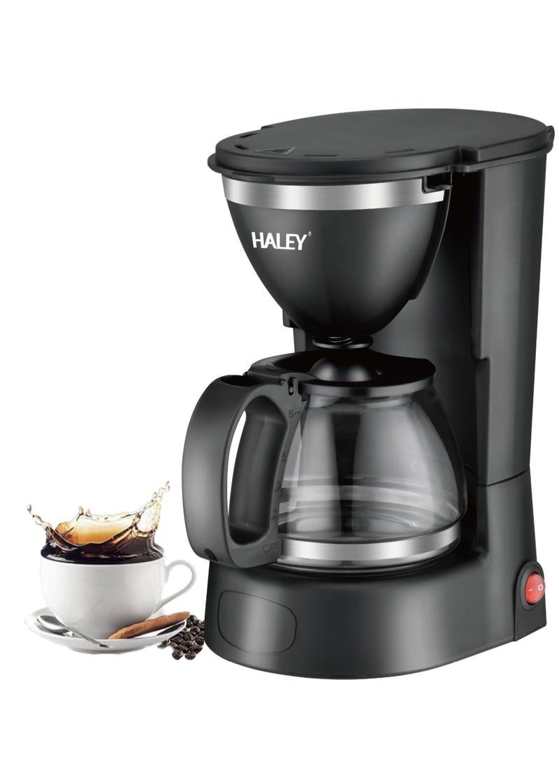 Haley Electric Drip Coffee Maker 750ml – 6-Cup Glass Carafe, 650W, Keep Warm Function, 2-Year Warranty  - Image 1