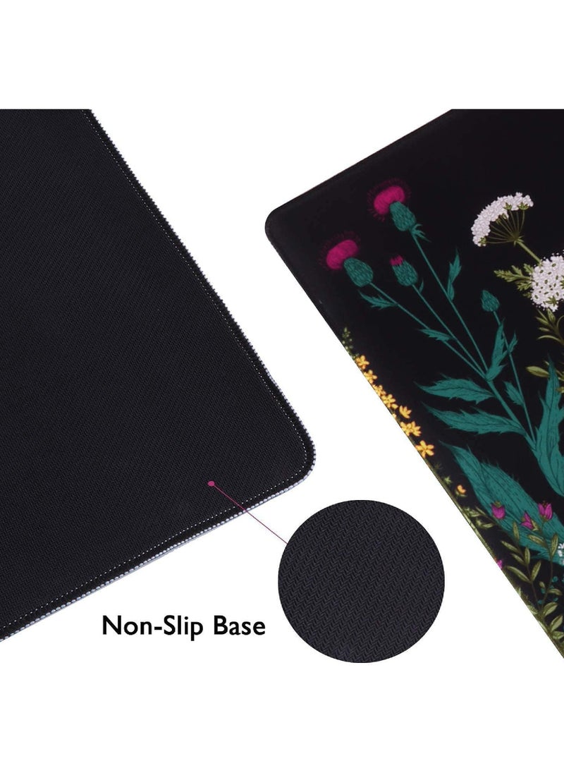 Rock Pow - Gaming Mouse Pad, Large Mouse Pad for Desk Rubber Base Mousepad with Stitched Edges, Keyboard Mouse Mat for Work, Game, Office, Home 800x300x3m - Image 1