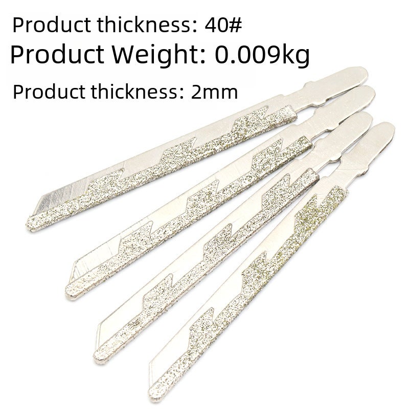 Electroplated diamond curve saw strip reciprocating saw saber saw Stone ceramic tile special cutting saw blade(Saber saw strip) - Image 4