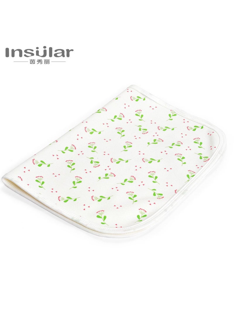 30×45cm Baby Waterproof Bed Pad with 100% Cotton Surface for Kids, Toddlers, Adults, Reusable and Washable Incontinence Underpads Mat for Pack n Play and Crib, Green Floral - pzsku/ZF0AA28F4F2A789DE2374Z/45/_/1731390245/6dd3f8fb-5bda-4ec8-8d7a-ef1caf5cca3f