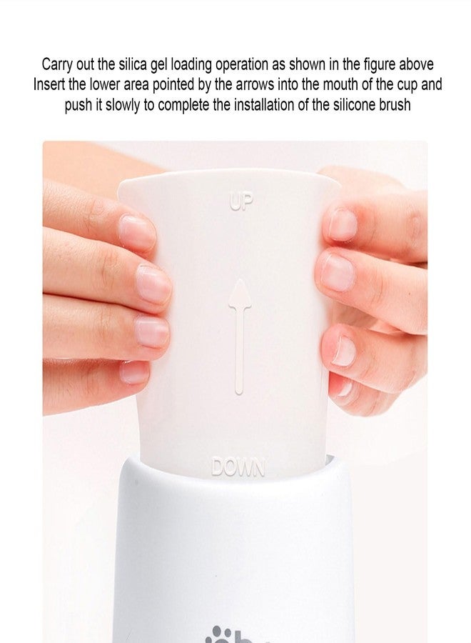 زيروديس كوب تنظيف الحيوانات الأليفة من زيروديس، منظف آلي للكلاب، منظف أقدام الكلاب، غسالة للكلاب، مناسب للكلاب والجراء والقطط، أدوات العناية بالحيوانات الأليفة (أزرق) - Image 3