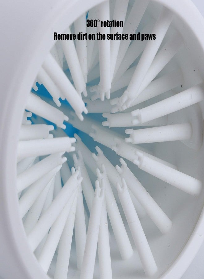 زيروديس كوب تنظيف الحيوانات الأليفة من زيروديس، منظف آلي للكلاب، منظف أقدام الكلاب، غسالة للكلاب، مناسب للكلاب والجراء والقطط، أدوات العناية بالحيوانات الأليفة (أزرق) - Image 2