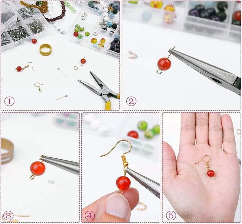 DIY Crafts DIY Crafts 10 Grm, Random Design, Style Earring Hooks, Earring Backs, Earrings Posts and Earring Making Findings for Adult Earring Making Suppl(10 Grm, Random Design) - Image 5