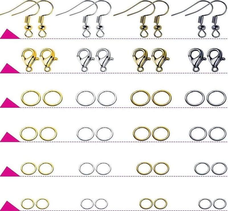 DIY Crafts DIY Crafts 10 Grm, Random Design, Style Earring Hooks, Earring Backs, Earrings Posts and Earring Making Findings for Adult Earring Making Suppl(10 Grm, Random Design) - Image 4
