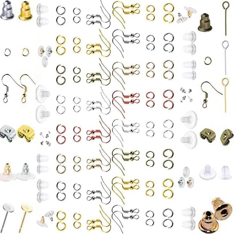 DIY Crafts DIY Crafts 10 Grm, Random Design, Style Earring Hooks, Earring Backs, Earrings Posts and Earring Making Findings for Adult Earring Making Suppl(10 Grm, Random Design) - Image 2