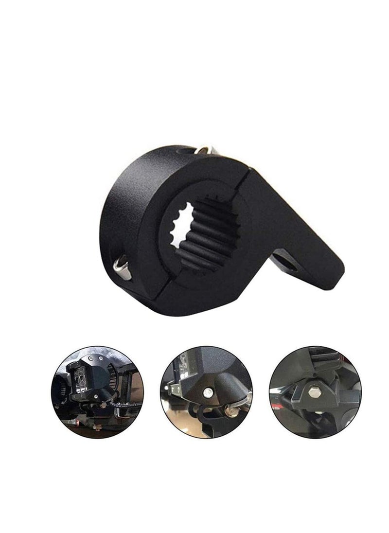 SYOSI Motorcycle Fog Light Mount Universal Anti-Oxidation Fog Light Mount Stand Kit Roof Roll Cage Holder Tube Clamp Mounting Bracket  - Image 2