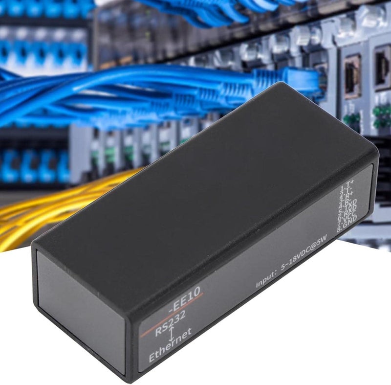 Serial to Ethernet DTU Communication Module, RS232 Serial Server, 5-36VDC Power - Secure Data Transmission, Web Configurable, Industrial Networking Device - Image 4
