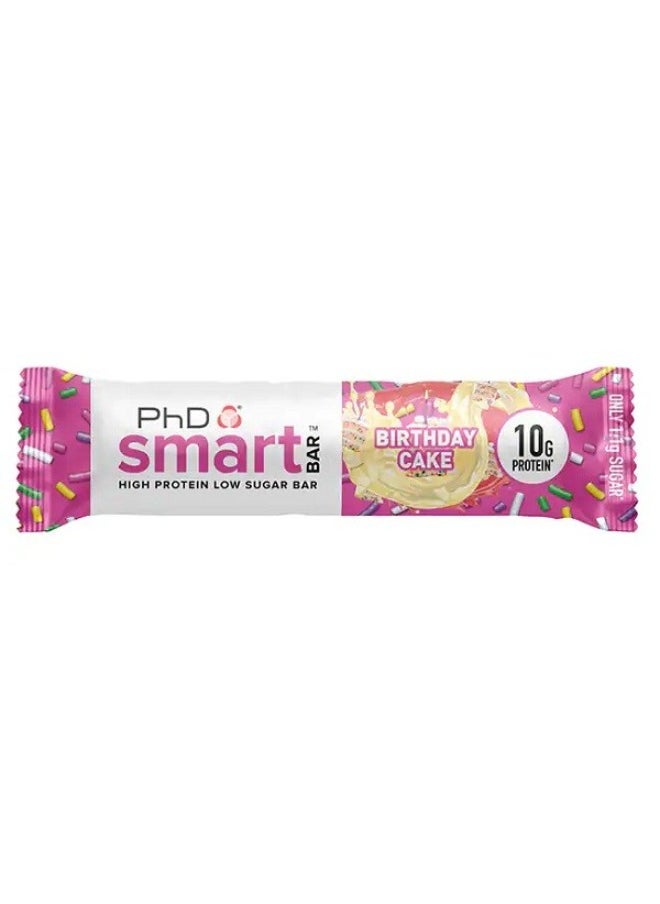 PhD - Phd Smart Protein Bar, Birthday Cake - 64 gm - Image 1
