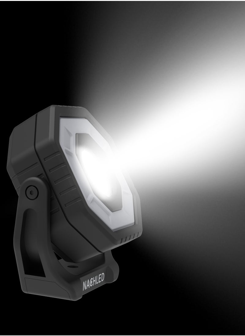 Rich Life RICH LIFE 360° Rotating Work Light | Rechargeable 800LM LED Floodlight | Magnetic Base x4 | IP65 Waterproof | 2600mAh Battery | Portable Utility Inspection Light  - Image 2
