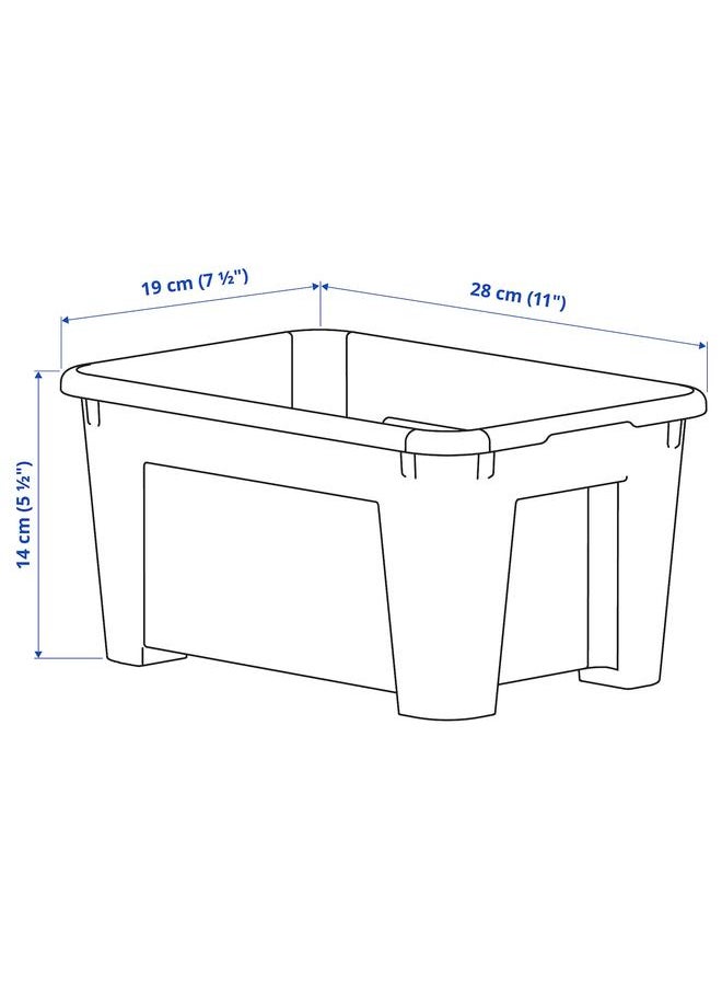 Green Tiger Box, transparent, 28x19x14 cm/5 l  - Image 5