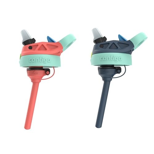 Contigo Kids Water Bottle with Redesigned AUTOSPOUT Straw, 14 oz, 2-Pack - Image 5
