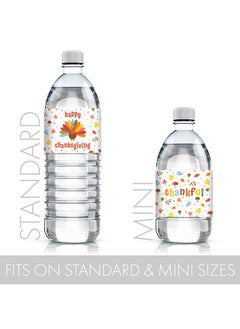 DISTINCTIVS Thanksgiving Party Favors for Kids, Turkey Stickers for Water Bottles - 24 Count  - Image 3