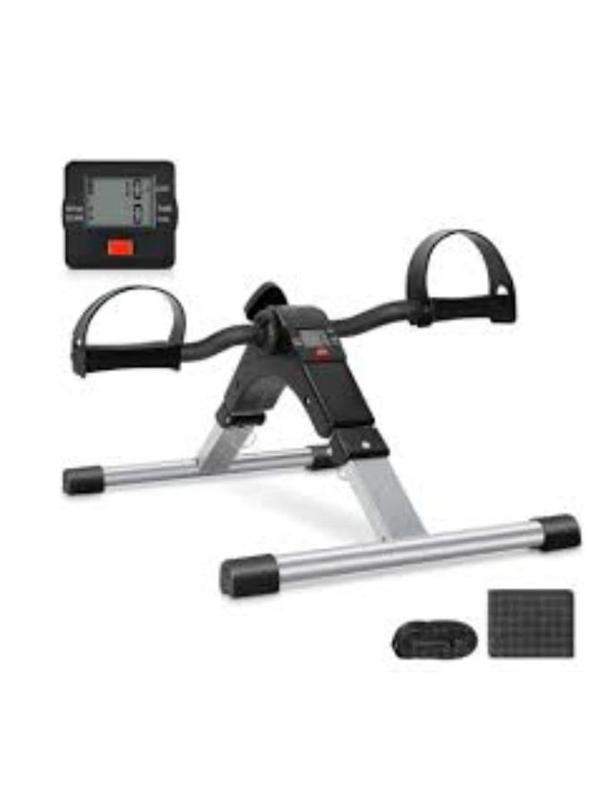 Folding Mini LCD Exercise Bike Portable Arm Leg Resistance Cycle Pedal Exerciser - Image 3