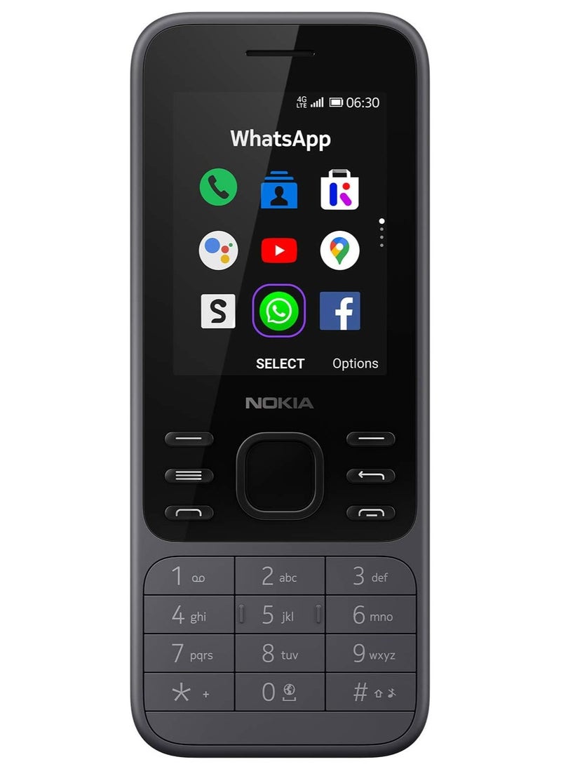 FARROBIZZ - Nokia 6300 4G | Unlocked | International | WiFi Hotspot | Social Apps | Google Maps and Assistant | Light Charcoal - Image 1