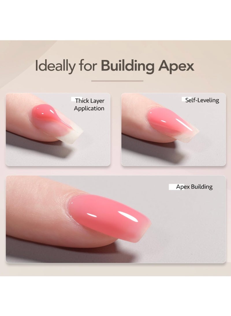 Remy Belle Remy Belle 2 in 1 Rubber Base Coat, Long-Lasting Gel Nail Polish Base Chip-Free Shine, Clear 15 ml  - Image 5