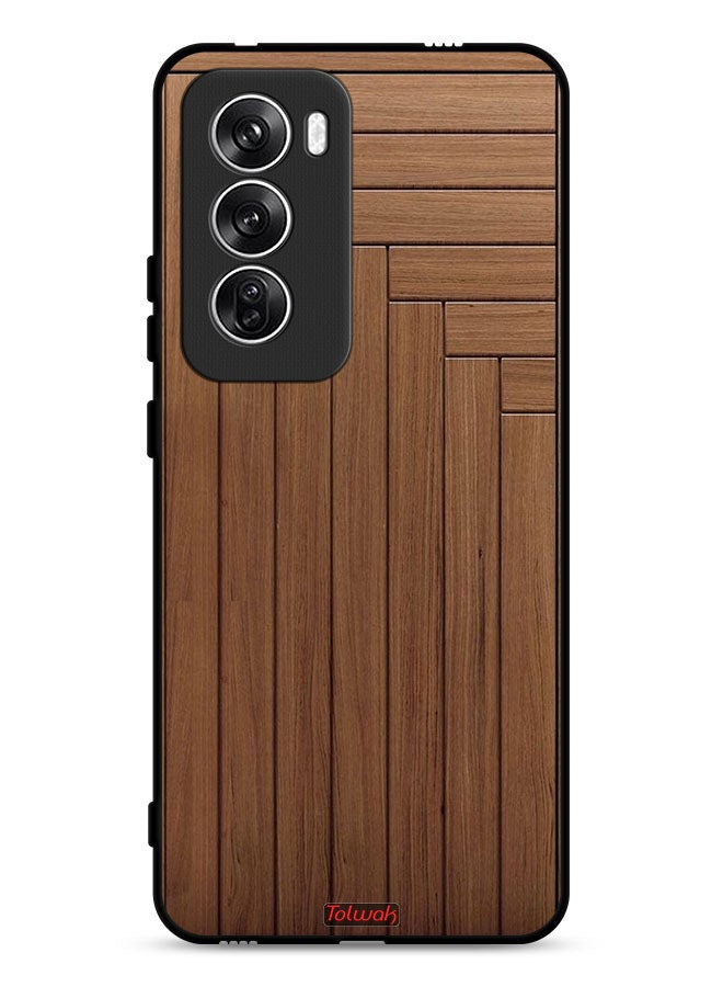 Tolwak Oppo Reno12 5G Protective Case Cover Door Pattern - Image 1